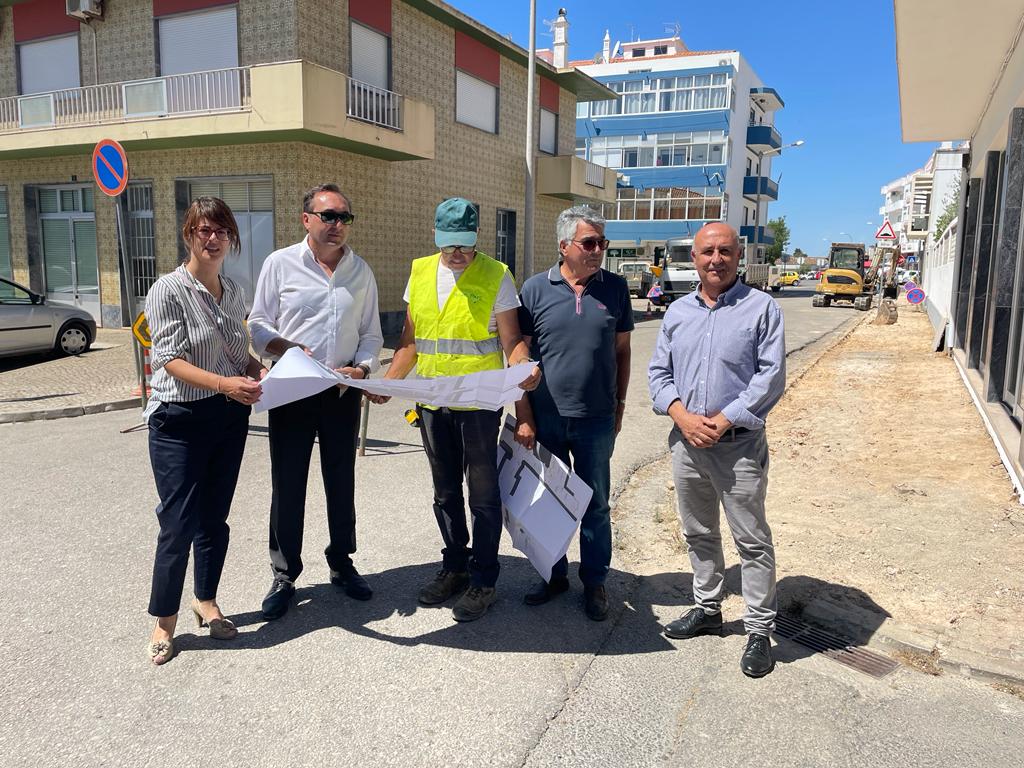 Sul Informação - Trabalhos da requalificação do Centro Urbano de São Brás de Alportel já avançaram