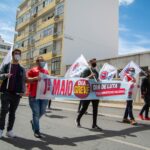 Sul Informação - Desfile do 1º de Maio destaca perda de direitos laborais durante a pandemia [fotogaleria]