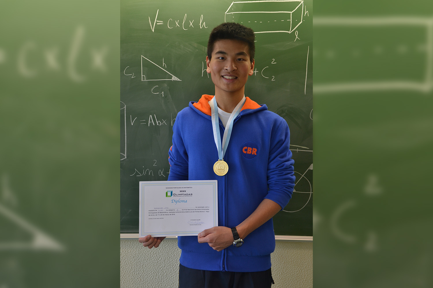 Sul Informação - Aluno de Olhão vence medalha de ouro  nas Olimpíadas Portuguesas de Matemática
