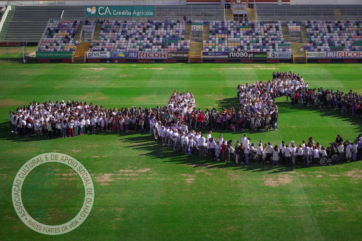 Sul Informação - ACASO assinala Dia Internacional da Pessoa com Deficiência com logótipo humano no José Arcanjo