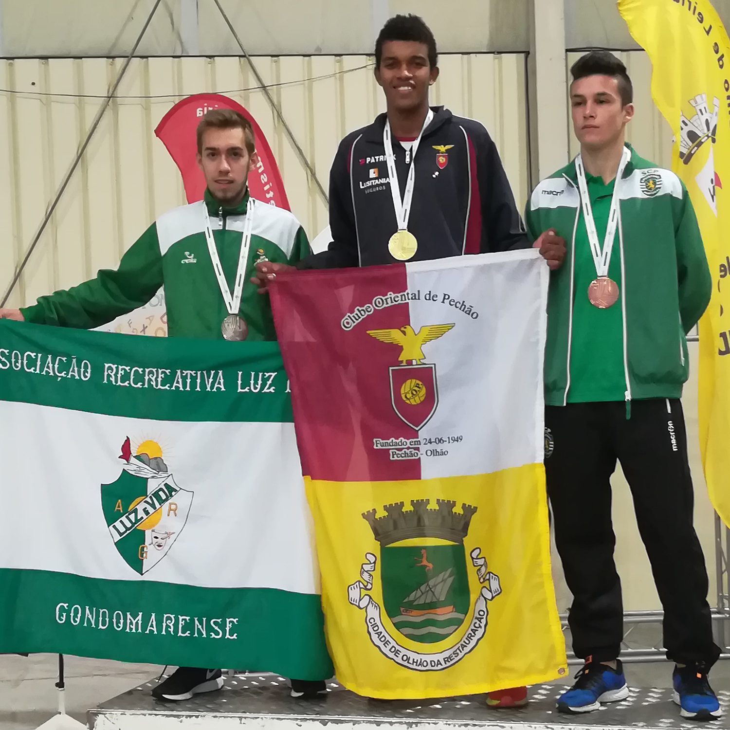 Sul Informação - Atleta do Clube Oriental de Pechão sagra-se duplo campeão nacional nos Nacionais em Pista Coberta