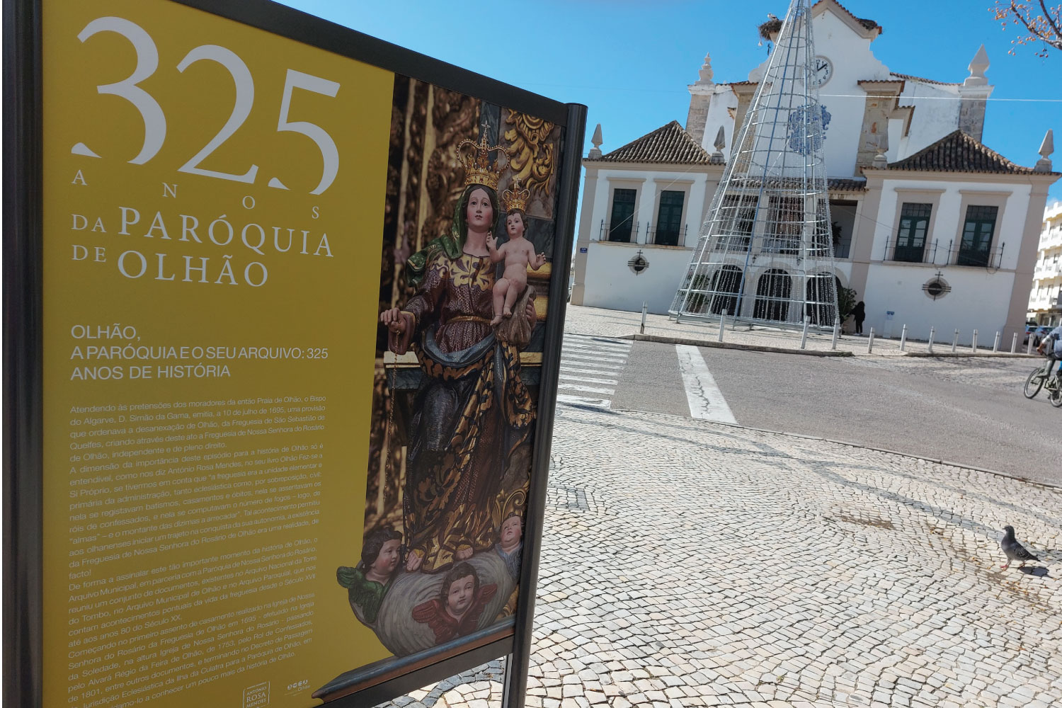 Sul Informação - Documentos históricos de Olhão mostram-se na Avenida da República
