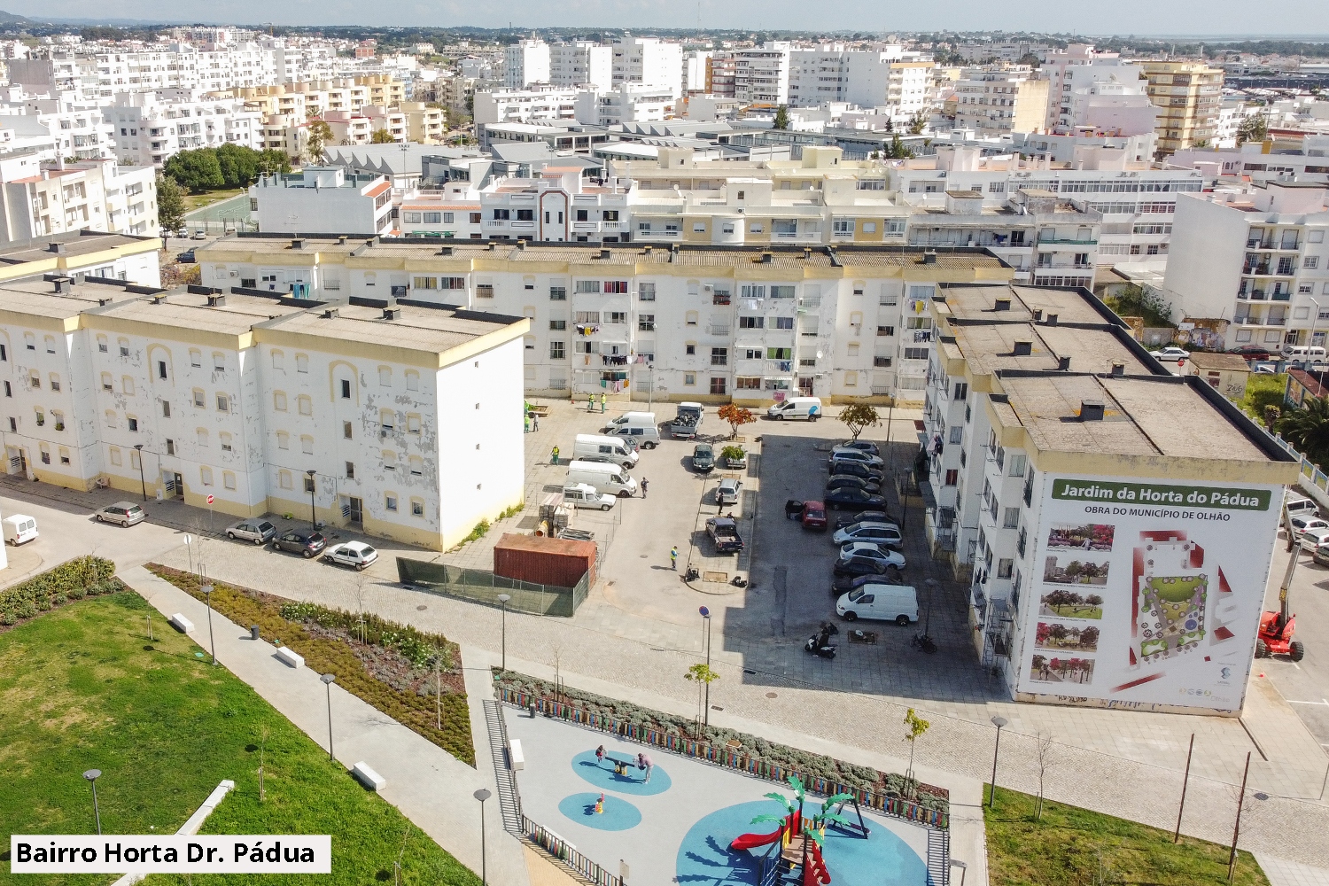 Sul Informação - Olhão: Já começaram as obras no Bairro Horta Dr. Pádua