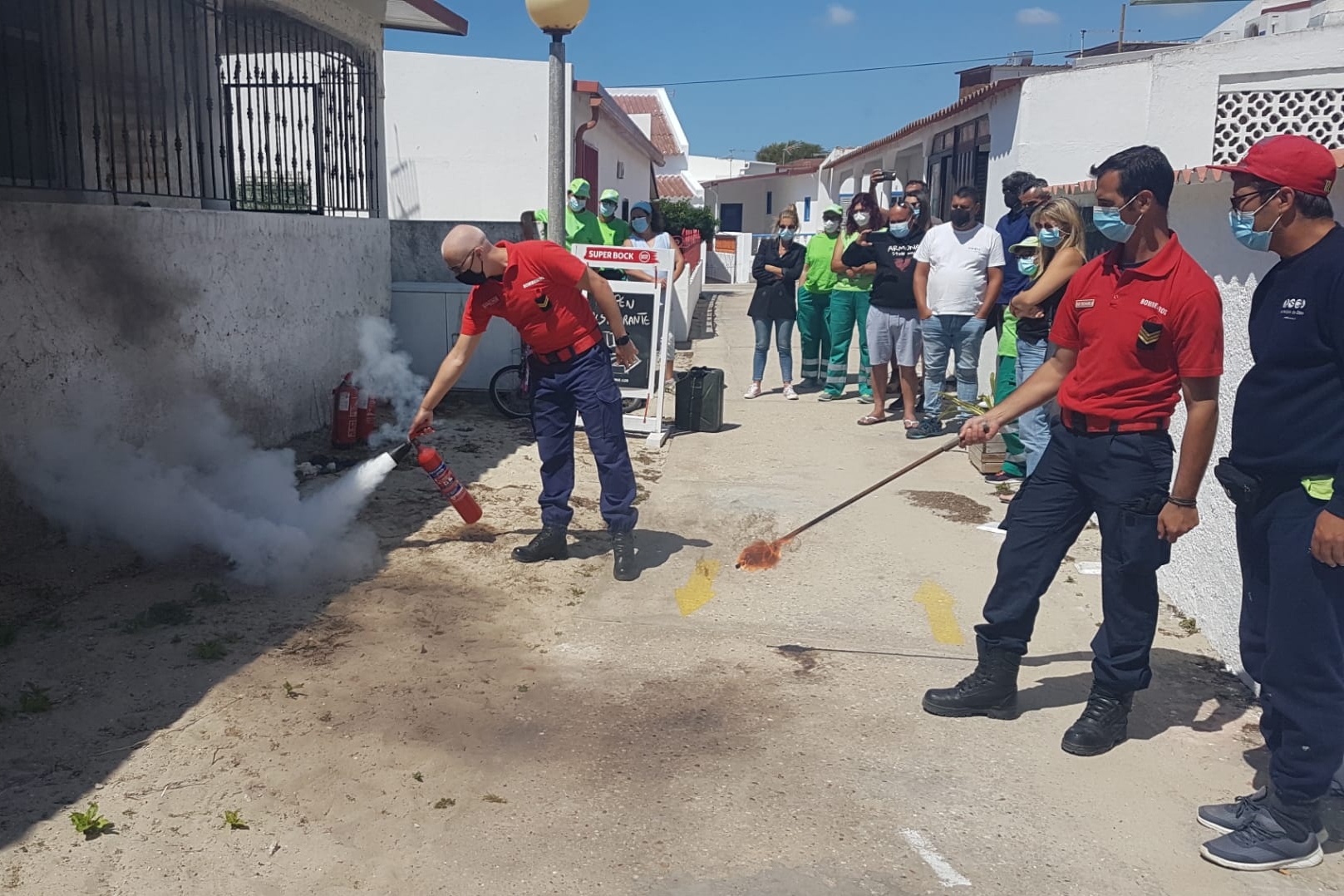 Sul Informação - Bombeiros de Olhão promoveram ação de sensibilização na Ilha da Armona