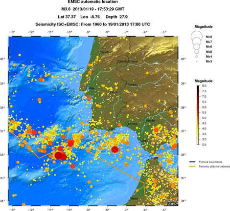Sul Informação - Sismo de magnitude 3,8 registado em Monchique foi sentido