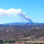 Sul Informação - Meios aéreos combatem fogo de grandes proporções na serra de Monchique