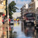 Sul Informação - Chuva forte provoca inundações em Vila Real de Santo António, Monte Gordo e Alagoa