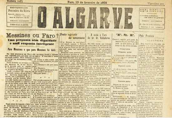A polémica sobre a estátua em O Algarve, 1928