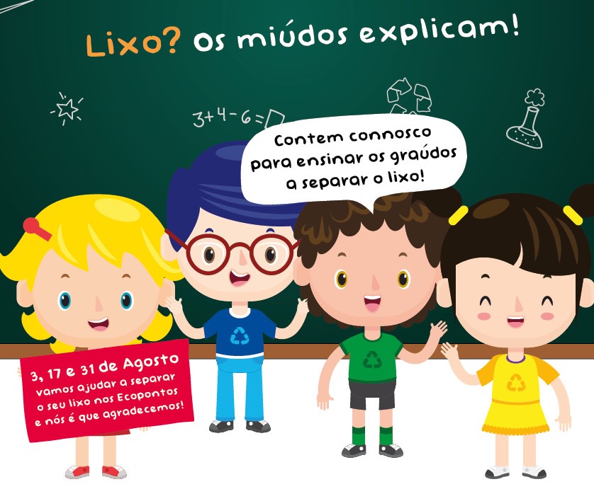 Sul Informação - Crianças de Messines ensinam adultos a reciclar e pedem papel por alimentos