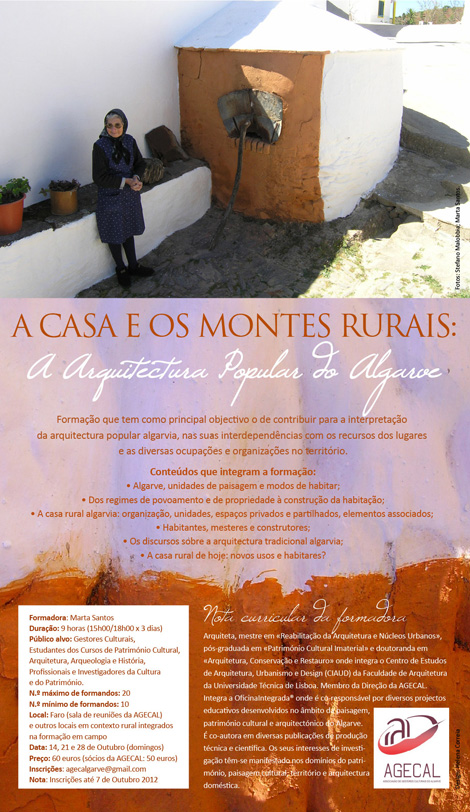 Sul Informação - Arquitetura popular do Algarve motiva curso da AGECAL