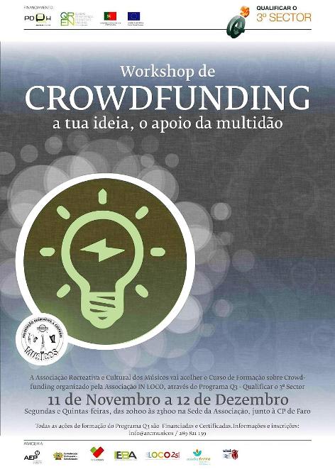 Sul Informação - Associação de Músicos acolhe «Curso de Formação sobre Crowdfunding»