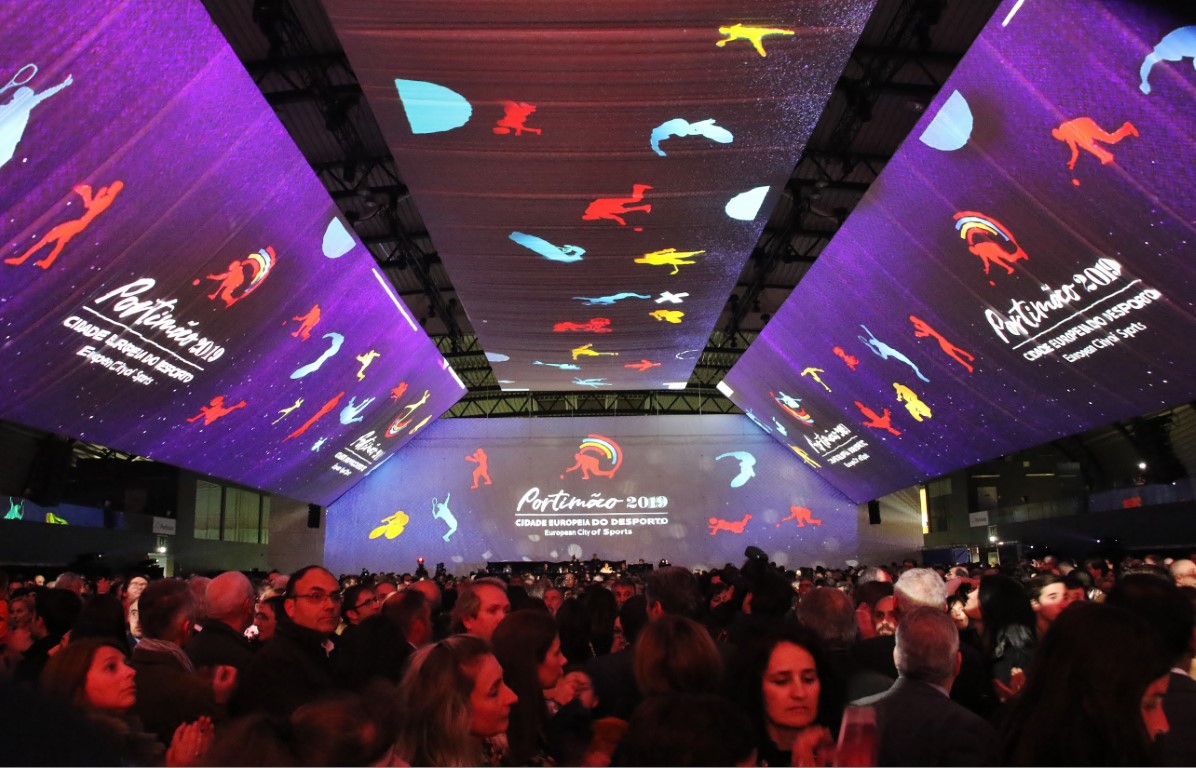 Sul Informação - Videomapping «fantástico» marca arranque de Cidade Europeia do Desporto com mil eventos