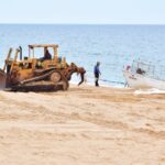 Sul Informação - Tratores de alagem de barcos vão ter nova “casa” em Armação de Pêra