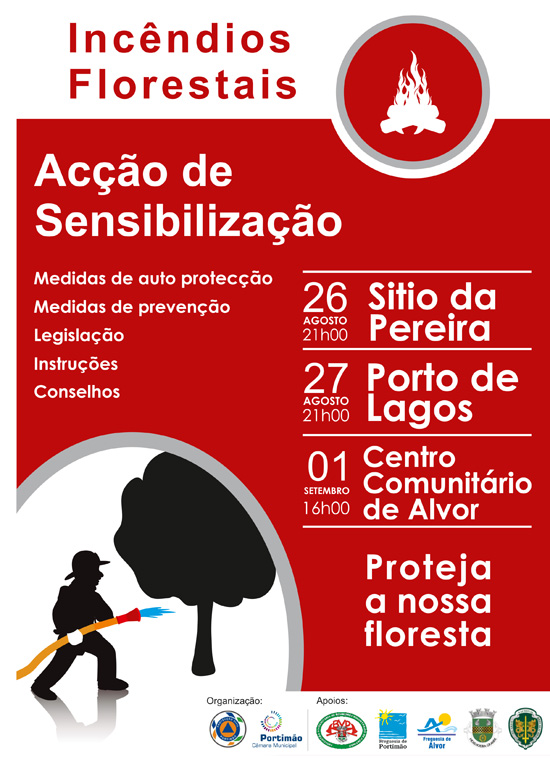 Sul Informação - Proteção Civil de Portimão promove três ações de sensibilização em áreas vulneráveis a incêndios florestais