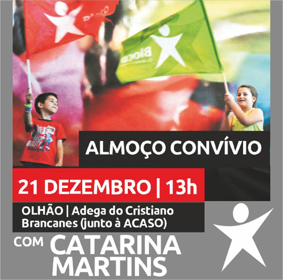 Sul Informação - Catarina Martins e Cecília Honório participam em almoço-convívio do BE em Olhão