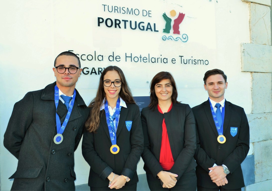Sul Informação - Alunos de hotelaria e turismo do Algarve ganham ouro e prata em concurso europeu