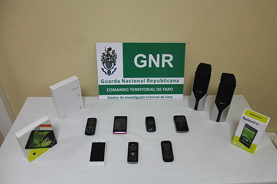 Sul Informação - Material furtado em casas de São Brás de Alportel recuperado pela GNR