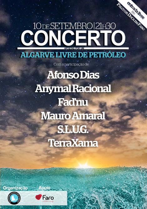 Sul Informação - Artistas juntam-se em concerto por um Algarve livre de Petróleo