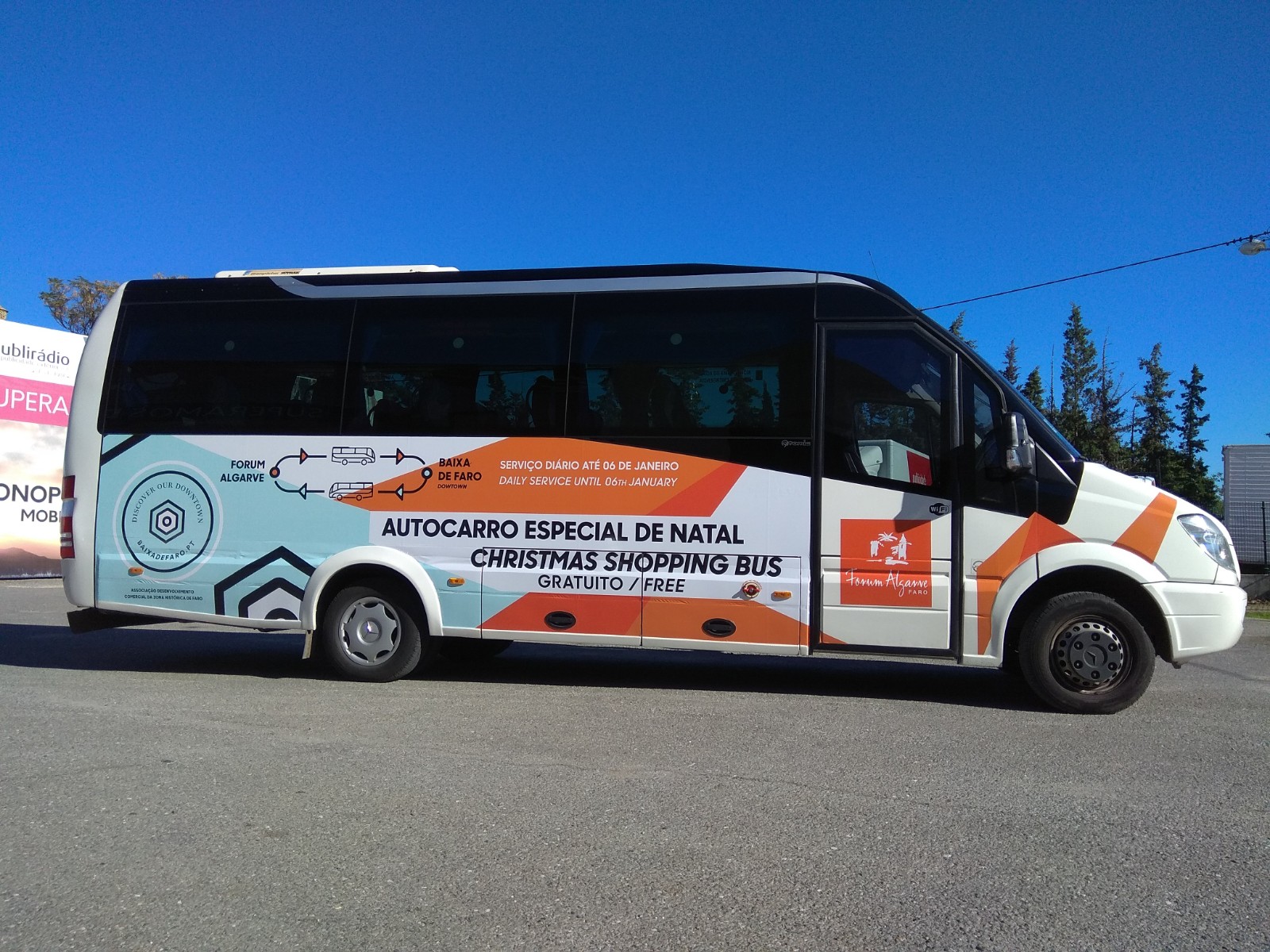 Sul Informação - Forum Algarve e Associação da Baixa de Faro oferecem transporte gratuito durante o Natal