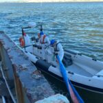 Sul Informação - Exercício de combate a incêndio em embarcação no Guadiana junta AMN, bombeiros e proteção civil