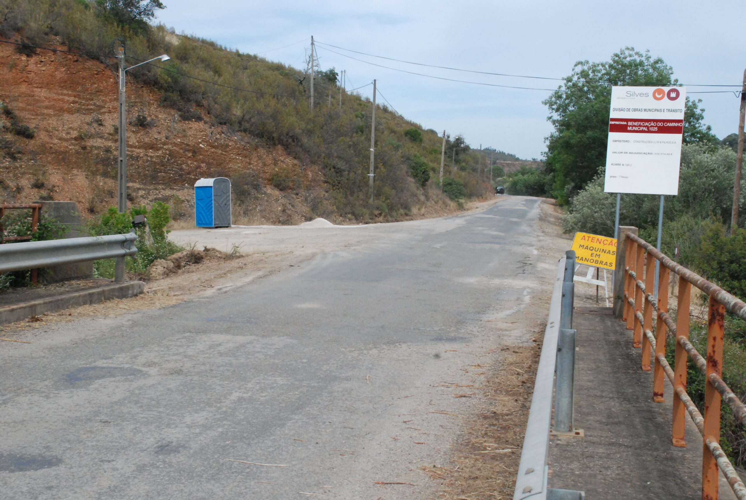 Sul Informação - Silves: Obras na estrada entre a ponte do Barranco de Santa Maria e Azilheira já começaram