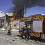 Sul Informação - Incêndio na zona ribeirinha de Portimão dominado em 30 minutos [com fotos]