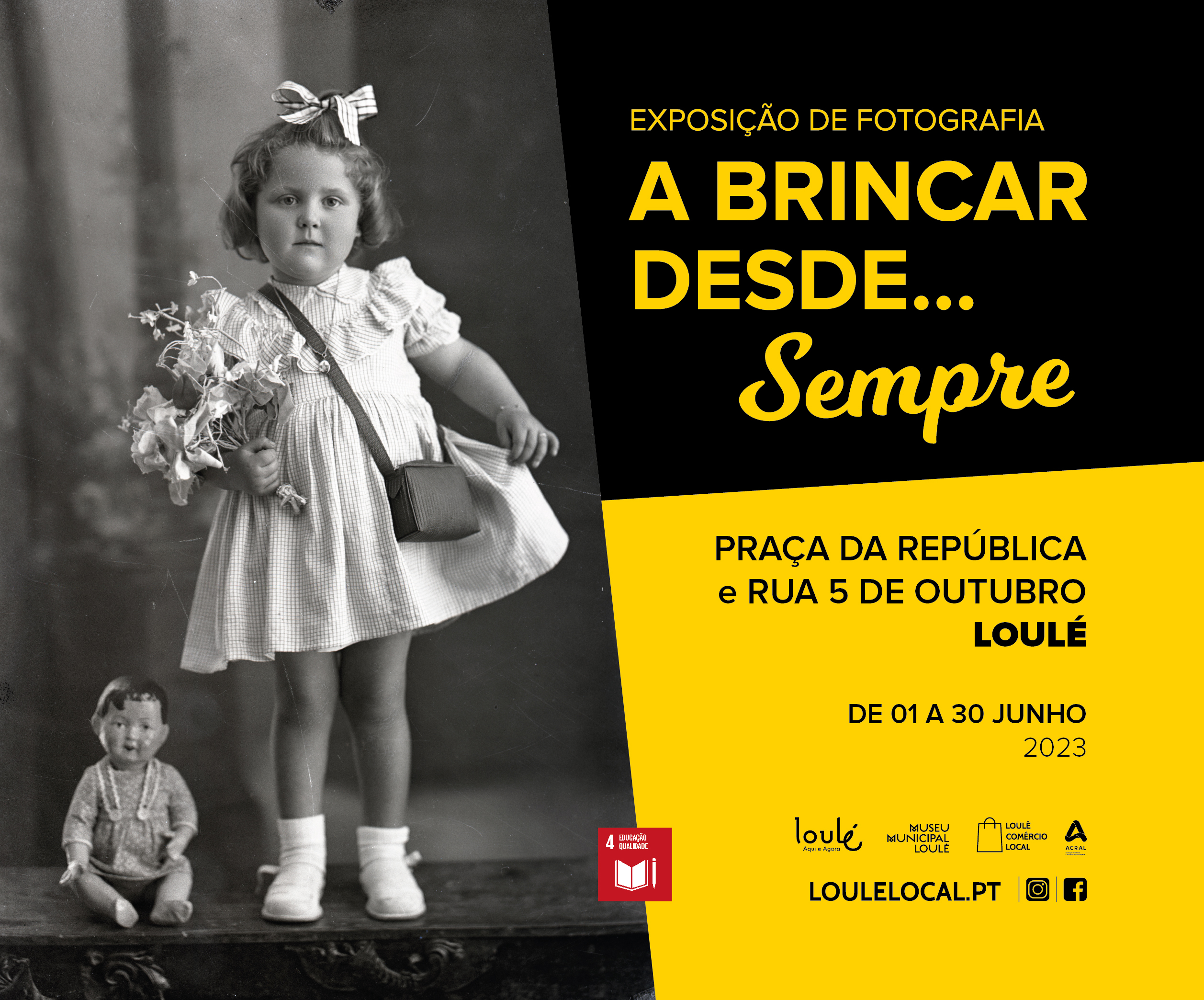 Sul Informação - Fotografias de crianças louletanas doutros tempos expostas nas montras