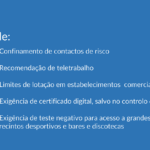 Sul Informação - Fim do isolamento para contactos de risco, acabam testes para entrar em bares e discotecas