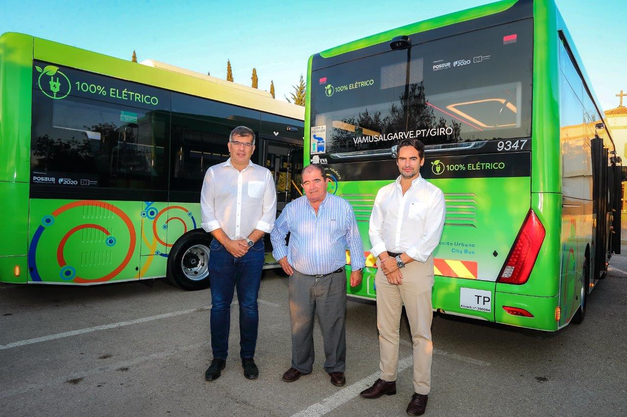 Sul Informação - Albufeira prevê ter todos os autocarros 100% elétricos até Junho
