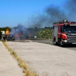 Sul Informação - Carro do diretor da Orquestra de Jazz do Algarve destruído pelo fogo na A22