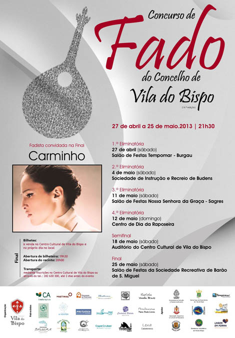 Sul Informação - Burgau recebe 1ª Eliminatória do Concurso de Fado de Vila do Bispo que terá Carminho na final