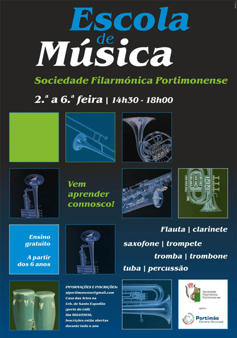 Sul Informação - Escola de Música da Filarmónica Portimonense ensina a tocar vários instrumentos