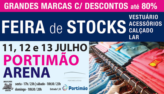 Sul Informação - Feira de Stocks propõe produtos a preços de ocasião no Portimão Arena
