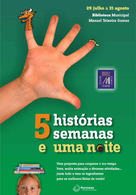 Sul Informação - Biblioteca de Portimão propõe “Cinco Histórias, Cinco Semanas e Uma Noite” para as férias de verão