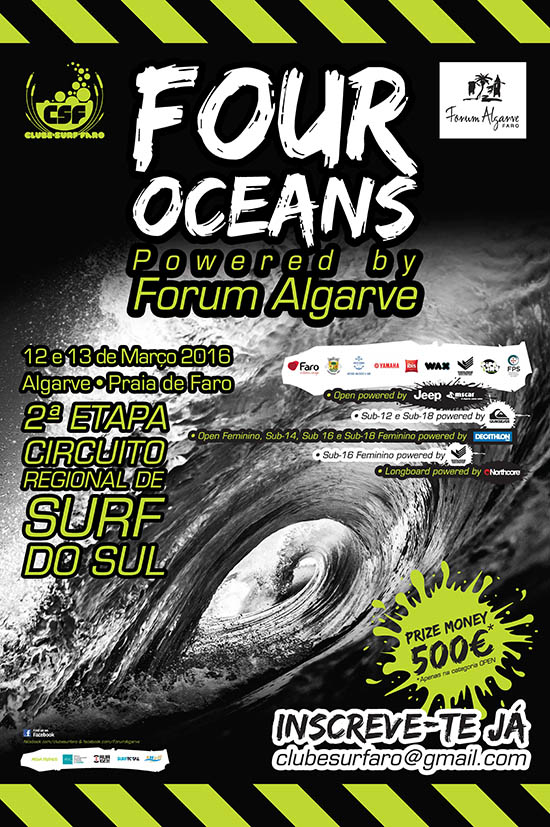 Sul Informação - Prova de surf «Four Oceans» disputa-se no fim de semana na Praia de Faro (com vídeo)