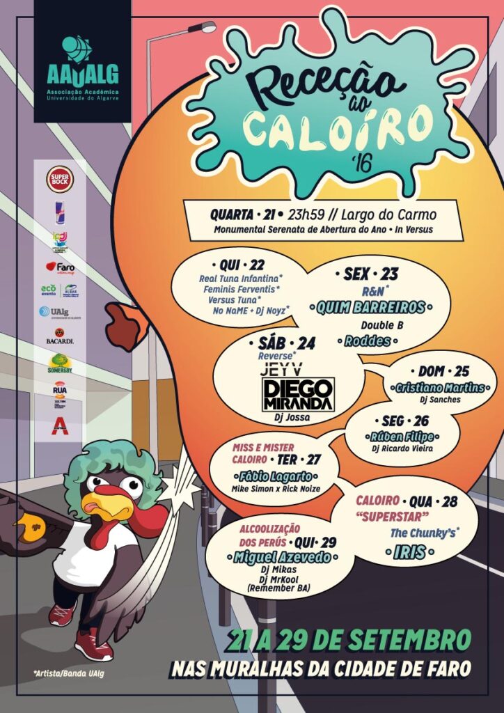 Cartaz Receção Caloiro 2016