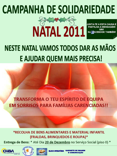 Sul Informação - Centro Hospitalar do Barlavento Algarvio promove campanha de solidariedade para ajudar famílias carenciadas