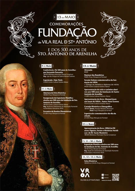 Sul Informação - Vila Real de Santo António assinala 239º aniversário com homenagens, cortejo etnográfico e feira histórica