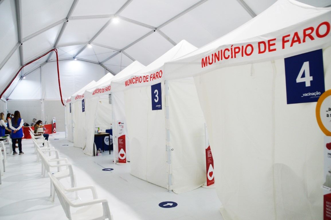 Sul Informação - Faro já tem novo Centro de Vacinação junto ao Pavilhão Municipal da Penha