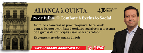 Sul Informação - “O Combate à Exclusão Social” é o tema do Aliança à Quinta desta noite