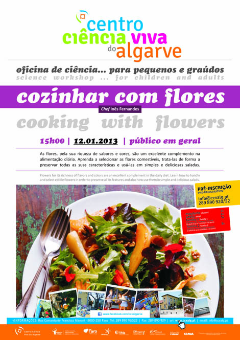 Sul Informação - Centro Ciência Viva do Algarve ensina a “Cozinhar com flores”