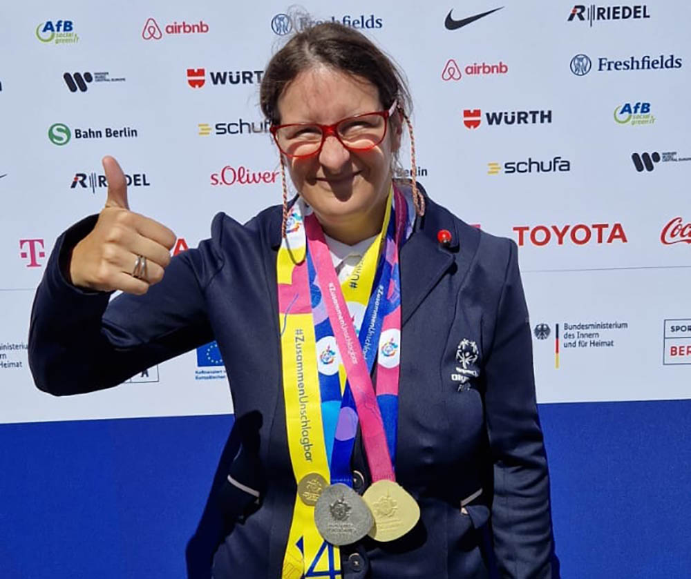 Sul Informação - Atleta de Lagos Cristina Silva ganha medalha de ouro e prata nos Special Olympics em Berlim