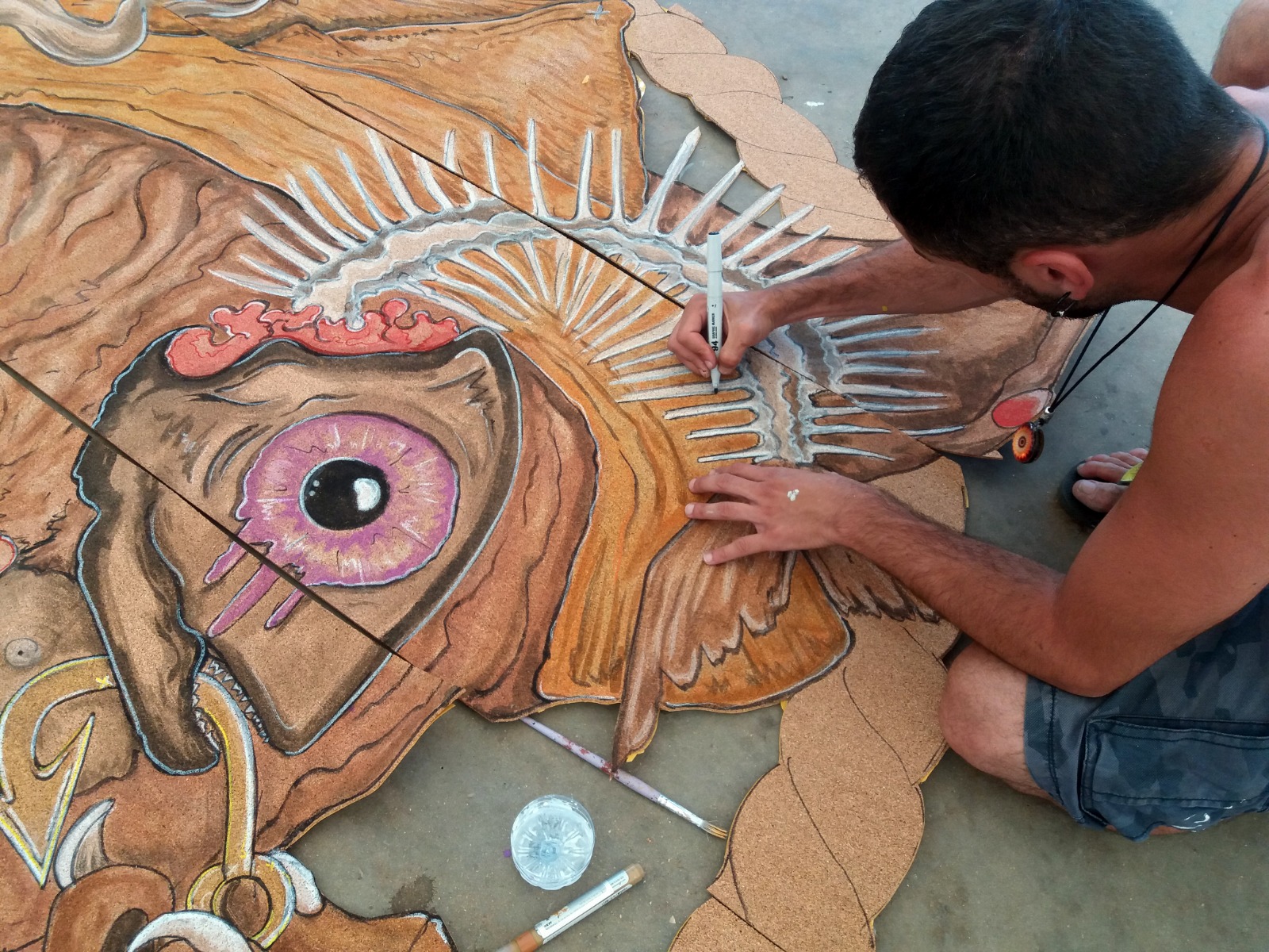 Sul Informação - Artistas mostraram a sua arte e falaram sobre conservação dos oceanos na Culatra