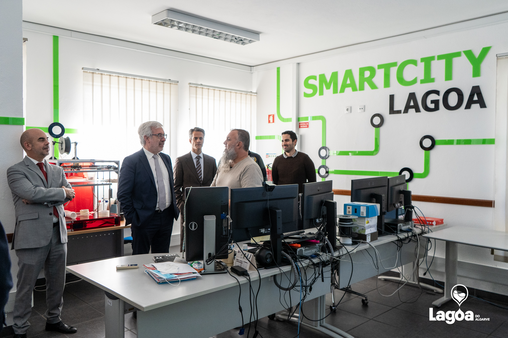Sul Informação - Secretário de Estado visita Smartcity Lagoa