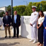 Sul Informação - Marinha assenta âncoras numa rotunda de Faro
