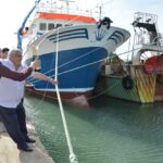 Sul Informação - «Carolina Teixeira» é o novo navio palangreiro lançado ao mar no Algarve para pescar no Atlântico Norte