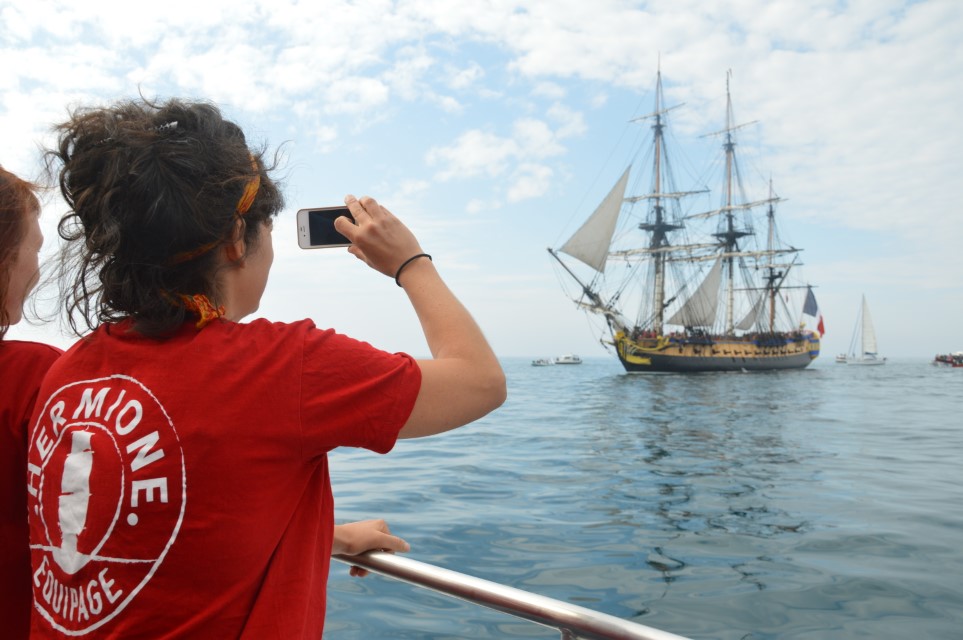 Sul Informação - Fragata francesa L’Hermione já atracou no porto de Portimão à espera dos visitantes [fotogaleria]