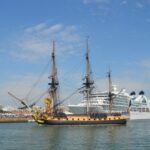 Sul Informação - Fragata francesa L’Hermione já atracou no porto de Portimão à espera dos visitantes [fotogaleria]