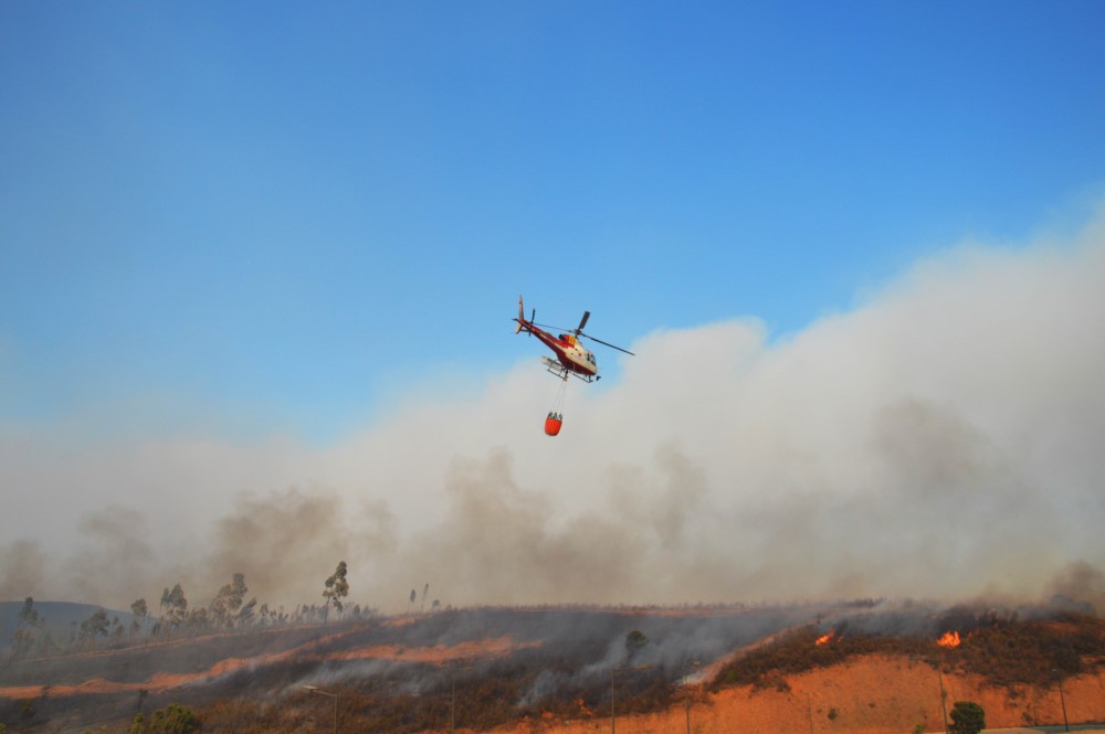 Sul Informação - Incêndio: «A noite não será amiga dos bombeiros» por causa do vento