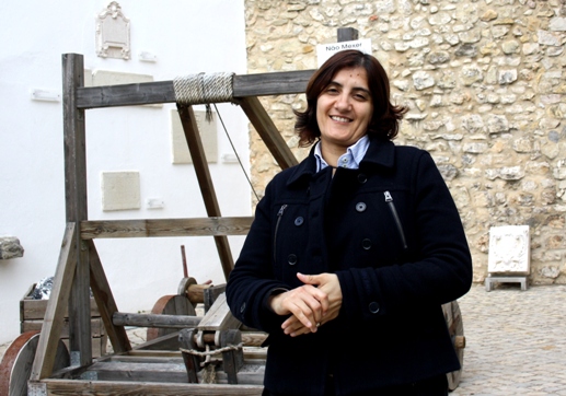 Dália Paulo no Museu de Loulé
